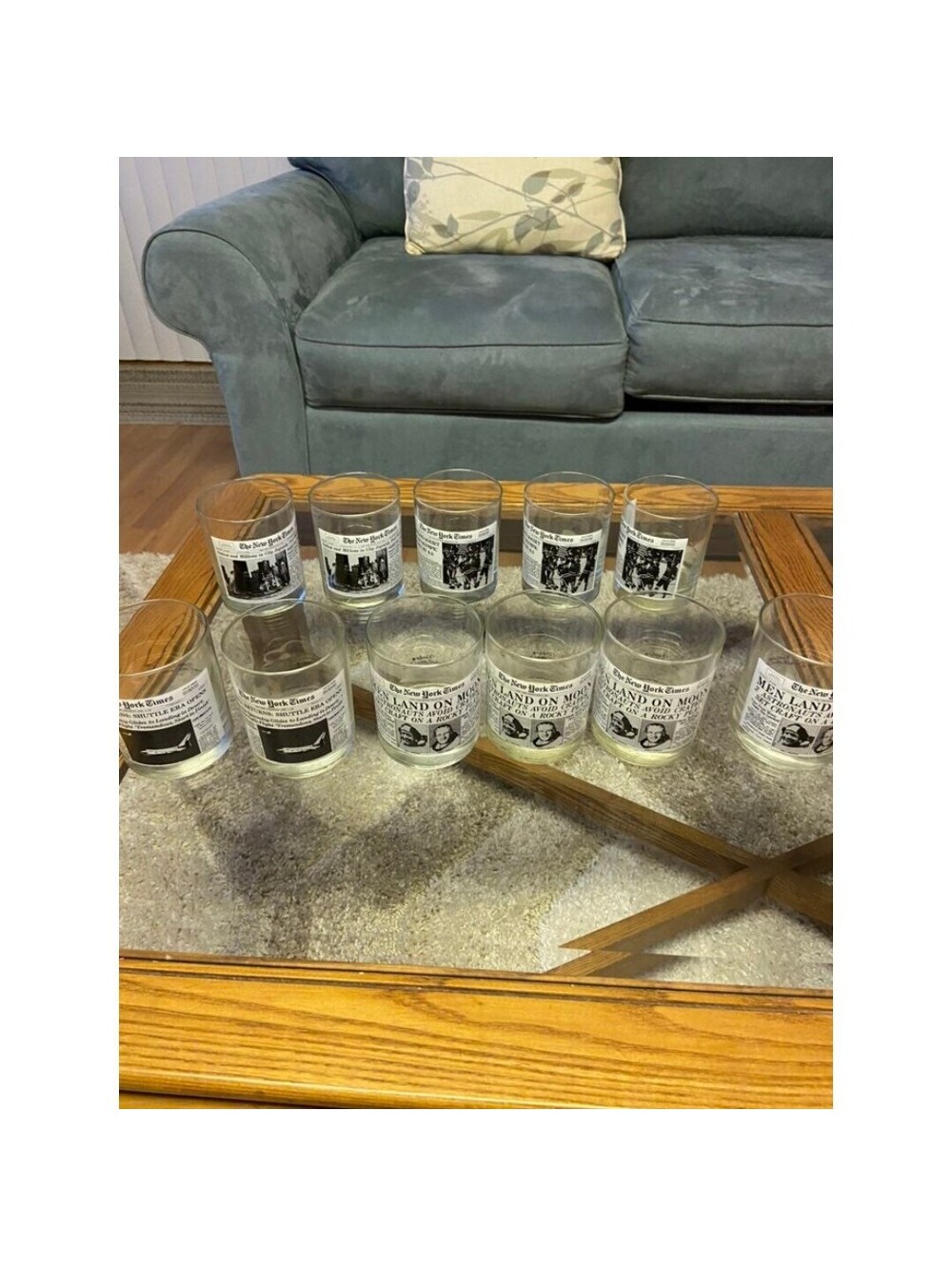Eleven New York glasses